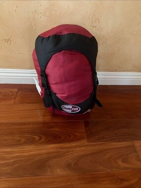SleepCell Red and Black Sleeping Bag in Compression Sack